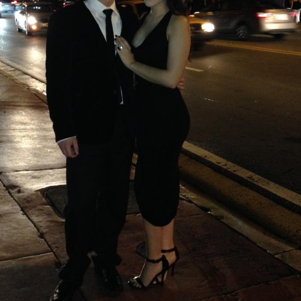 Halston Heritage black dress